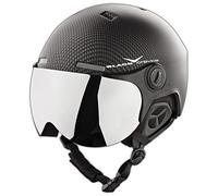 Black Crevice Skihelm - Casco de esquí, color Negro Carbon/Blanco (Black Carbon/White), talla S/M (54-57 cm)