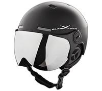 Black Crevice Skihelm - Casco de esquí, color Negro Mate/Blanco (Matt Black/White), talla M/L (58-61 cm)