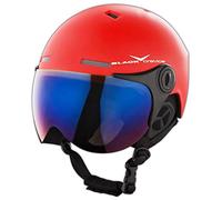 Black Crevice Skihelm - Casco de esquí, color Rojo/Blanco (Red/White), talla S/M (54-57 cm)