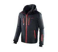 Black Crevice Skijacke, Chaqueta de Esquí para Hombre, Negro (Negro/Rojo), 52