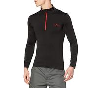 Black Crevice Skirolli - Camiseta para Hombre, Manga Larga, Negro Negro Negro Talla:S