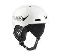 BLACK CREVICE Stubai Casco de esquí para niños I Casco esquí para niños Resistente a Golpes con diseño Deportivo I Casco esquí Transpirable I Tamaño Ajustable (52-54, Blanco)