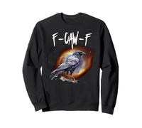 Black Crow, F-Caw-F Black Bird Moon Gothic Raven Enthusiast Sudadera