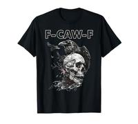 Black Crow, F-Caw-F Funny Black Bird Gothic Adult Humor Camiseta