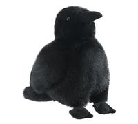 Black Crow Plush Toy - 9,84 x 9,84 pulgadas, Standing Doll Realistic Design | Soft PP Cotton Filled Decorative Animal, Cartoon Raven Plush For Work Area, Livingroom, Gameroom, Bedroom