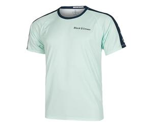 Black Crown - Camiseta de Padel Hombre Boston Aqua Azul - Tejidos poliéster y Elastano - Ligereza, Movilidad y Comodidad Dentro de la Pista - Transpirable (XL)