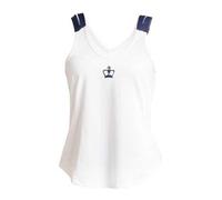 Black Crown - Camiseta de Padel Mujer Oslo Blanco Marino - Tejijdo 100% poliéster - Ligereza, Movilidad y Comodidad Dentro de la Pista - Transpirable (M)