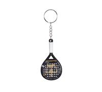 Black Crown Llavero - Color Negro y Dorado - Llavero Personalizado con Diseño de la Pala Piton, Accesorio Ideal para Fanáticos de la Marca, 7cm x 4cm