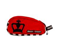 Black Crown - Neceser Chiron - Impermeable - Material PVC Exterior y poliéster Interior - Compacto y Resistente - Medidas 26x13.5x12 cm - Organizador de Viaje o pádel (Rojo)
