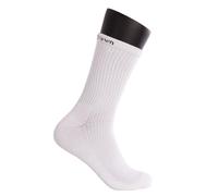 Black Crown - Pack Calcetines Alto - 70% Poliéster, 28% Algodón, 2% Elastano - Set de 3 pares - Blanco. (Pack Calcetines Alto, FR/ES, Números, 35, 38, Regular, Alto)