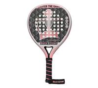 Black Crown - Pala de Padel Hurricane 2.0 - Forma Redonda - Control - Peso 355 gr - Marco 38 mm 80% Fibra de Carbono - Pala Blanda - Nivel Avanzado - Marta Marrero