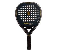 Black Crown - Pala de pádel Iconic Crown - Carbono 3K - Goma Soft EVA Black - Forma híbrida - Control 50% y Potencia 50% - Jugadores intermedios y avanzados - Peso 360-370g