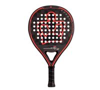 Black Crown - Pala de Pádel Piton 12 - Forma Redonda - Control y Potencia - Peso 355 a 370 gr - Marco 38 mm con Doble Tubular de Fibra Carbono 80% - Resistente - Nivel Profesional.