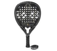Black Crown - Pala de Padel Special Power - Forma lágrima - Superficie Rugosa - Control - Peso 355 gr - Marco 38 mm con Doble Tubular de Fibra Carbono 80% - Resistente - Nivel Avanzado