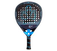 Black Crown - Pala Patron Xtrem, Forma Híbrida, Goma Power EVA, Doble Tubular Carbono 100%, Carbono 18K a 45°, Control y Potencia, Tecnología Vibralow, Textura Rugosa Sandspin