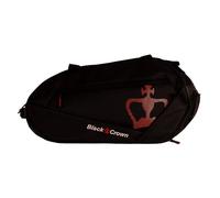Black Crown - Paletero de Pádel Plus - Compartimento térmico para 2 Palas - Bolsillo para Zapatillas - Espacio para Ropa Sucia - Bolsillos Accesorios - Transporte cómodo (Negro)