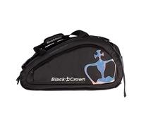 Black Crown - Paletero Ultimate Pro 2.0 Negro-Tornasolado - 100% Poliéster - Compartimentos Centrales - Compartimento Térmico - Capacidad: 2 Palas - Bolsillo Inferior para Zapatillas