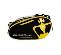 Black Crown - Paletero Ultimate Series V2 - Exterior 100% Poliuretano, Interior 100% Poliéster - Diferentes Compartimentos - Comodidad y Calidad - Amplia Capacidad (Negro/Amarillo)