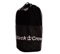 Black Crown Toalla de Microfibra - Rojo - Ultracompacta de 160x80 cm, Secado Rápido, Alta Absorbencia, Ideal para Deportes, Viajes y Actividades al Aire Libre (Negro)