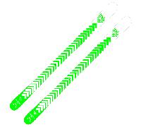 BLACK CROWS Captis - Hombre - Verde / Blanco - talla 184- modelo 2026