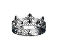 Black Crystal Bridal Tiaras And Crowns Rhinestone Prom Diadem Headband Wedding Hair Accessories Jewelry Crown Tiara para Bodas(Black2)