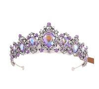 Black Crystal Crown For Women Tiaras Headdress Prom Diadem Royal Queen Princess Bridal Crowns For Wedding Hair Jewelry para Bodas(Color4)