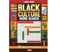 Black Culture Word Search: Celebrate & Discover African American Culture with Large Print Word Search Puzzles for Adults, learning about Adinkra ... Quotes (Black Culture Gift Books)