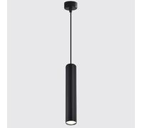 Black Cylindrical Single Head Chandelier Restaurant Spotlight Led MI-NI Pendant Lights Height Adjustable Suspension Lamp Energy Saving,Pendant Ceiling Light
