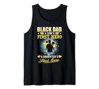 Black Dad A Son's First Hero A Daughter's First Love Fathers Camiseta sin Mangas