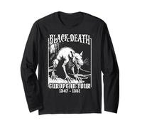 Black Death European Tour 1347-1351 Creepy Medieval Rat Manga Larga