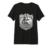 Black Death European Tour 1347-1351 Medieval Gothic Camiseta Premium