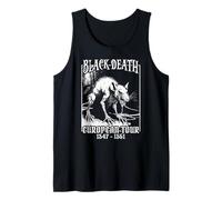 Black Death European Tour 1347-1351 Rata Medieval Espeluznante Camiseta sin Mangas