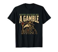 Black Death Plague Doctor Plague Rata Historia Regalo Camiseta