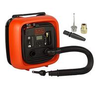 BLACK+DECKER 11.0, Bomba de Aire, Compresor Bar 12 V 160 psi para Neumáticos, Pelotas, Sillas de Ruedas con 2 Modos de Funcionamiento y AbPUMP de Modo asi400 0 W 12 V