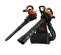 Black+decker 3-en-1 soplador de hojas de 3000w, aspiradora y triturado