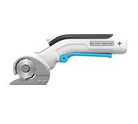BLACK+DECKER 4V MAX Cortador giratorio, inalámbrico, recargable por USB (BCRC115FF), blanco