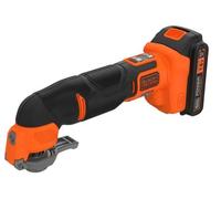 BLACK+DECKER Aku lijadora oscilante multifuncional 18V en estuche BDCOS18D1K