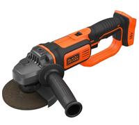 BLACK+DECKER Amoladora angular inalámbrica 125mm, 18V sin batería BCG720N