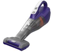 Black+Decker Aspirador de Mano para Mascotas 12V, Batería de Litio 1.5Ah, Acción Ciclónica, Autonomía 10min, Depósito 400ml, Incluye Cepillo Anti-Enredos - DVB315JP