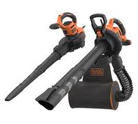 BLACK+DECKER Aspirador/soplador/triturador de jardín eléctrico 3 en 1 3000W BEBLV300