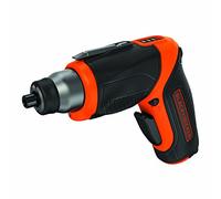 BLACK+DECKER Atornillador 3.6V Litio con 5 Puntas, Compacto y Ligero, Uso en Línea o Pistola, Luz LED, Batería Integrada, Cargador Micro USB, Antideslizante, CS3653LC
