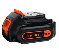 Black+Decker Batería de Litio Tipo Carril 10.8V 1.5Ah, Compatible con Herramientas 10.8V, compacta y Ligera, para Modelos BDCD12 y BDCDD12, BL1512