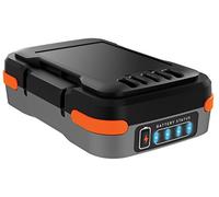 Black+Decker Batería USB 12V 1.5Ah Litio, Compatible con Herramientas 12V, Puertos USB y Micro-USB 2.4A, Carga Dispositivos móviles, Indicadores LED, diseño Compacto y Ligero, BDCB12B-XJ