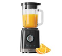 Black+Decker - Batidora de Vaso BXJB2000E 2000W | Jarra de Vidrio 1.8L | Cuchillas de Acero Inox | Funciones TURBO, SMOOTHIE, PICA HIELO | Sistema de Seguridad | Pies Antideslizantes | Boca de Vertido