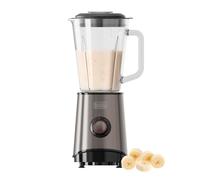 Black+Decker - Batidora de Vaso 800W | Jarra de Vidrio 1.5L | 4 Cuchillas de Acero Inoxidable | Función Pulso & Fácil | Varias Velocidad + Pulse | Picado de Hielo | Fácil Limpieza