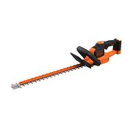 BLACK+DECKER BCHTS36B-XJ - Cortasetos eléctrico 36V, Cuchilla de 55 cm con espacio entre dientes de 22 mm, Doble interruptor, Doble mango y accesorio de hoja de sierra, No incluye batería/cargador