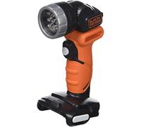 BLACK+DECKER BDCCF12N-XJ - Linterna 12V con luz LED 50 lúmenes y cabezal rotativo 90º, Hasta 6 horas de autonomía, Diseño compacto y ergonómico, No incluye batería/cargador