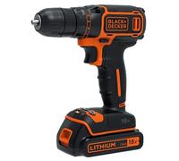 Taladro Black & Decker Bdcdc18-Qw 650 Rpm Negro, Naranja