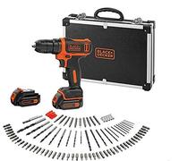 BLACK+DECKER BDCDD12BAFC drill Negro Naranja Taladro eléctrico (1 cm 2 5 cm 26 Nm 12 5 Nm 22500 ppm 550 RPM)