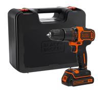 Black & Decker - BDCHD18K-QW taladro 1400 RPM Sin llave Negro, Naranja